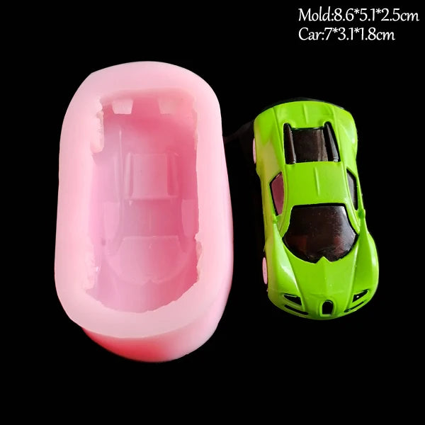 Kreative Backform Sportwagen Motiv – Silikon Fondant - Harz Form Flexibel