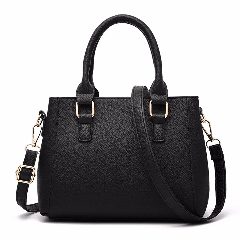 Elegante Damen Messenger Bag mit Stickerei - Haarball – weich, praktisch, vielseitig