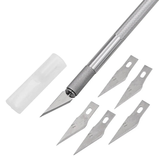 Metall Skalpell Cutter Kit Titan Klinge 14,6 cm für Präzisionsarbeiten