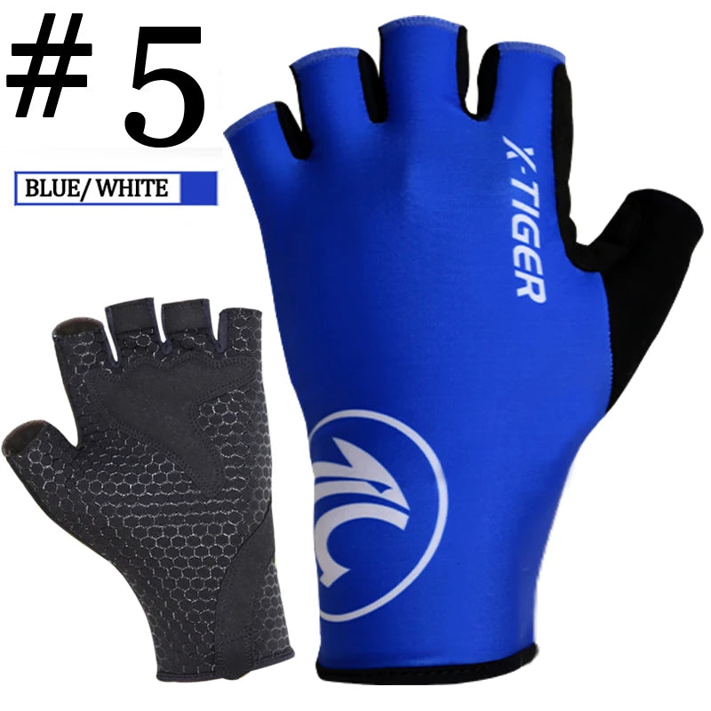 Sommer Fahrrad Handschuhe Atmungsaktiv Winddicht Waschbar MTB Half Finger