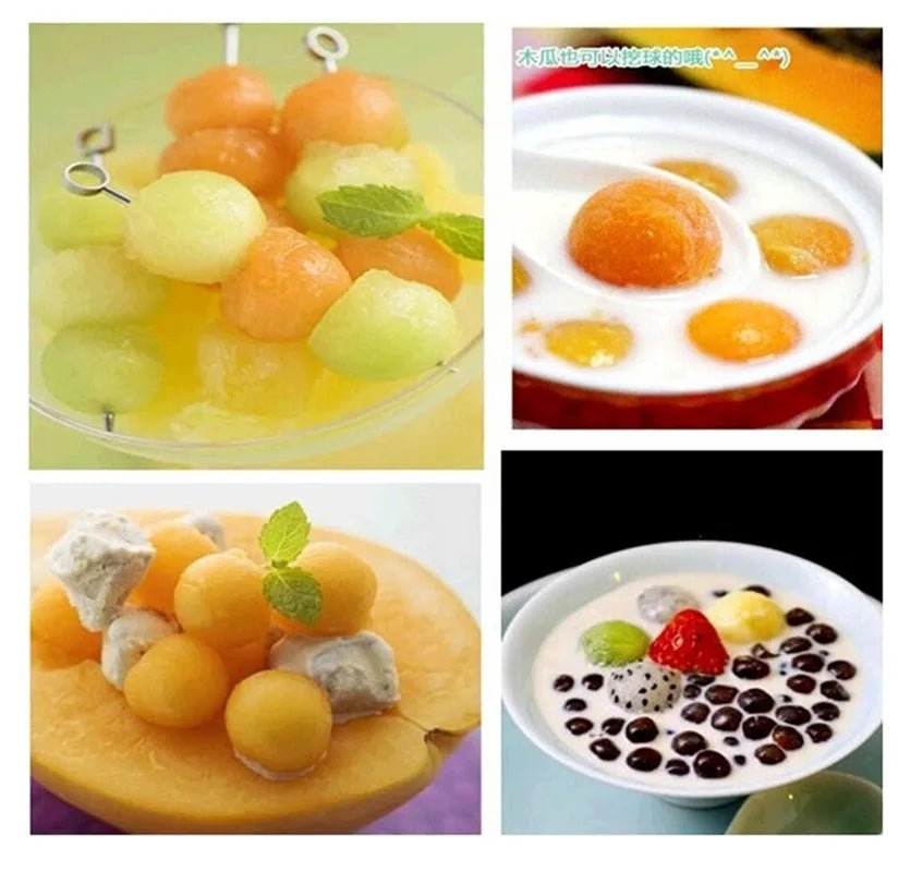 Präzises Portionieren leicht gemacht – 5 cm Edelstahl Eislöffel für Eis & Püree