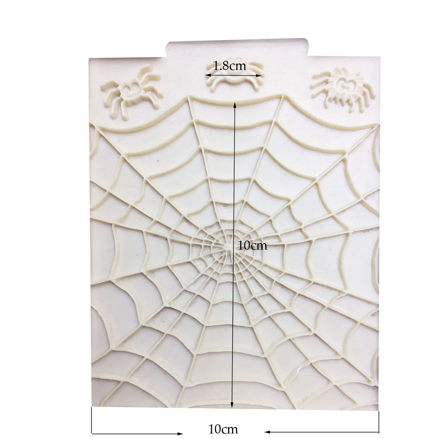 Premium Silikon Backform: Spinnennetz - Spinne für Fondant, Kuchen, DIY Deko