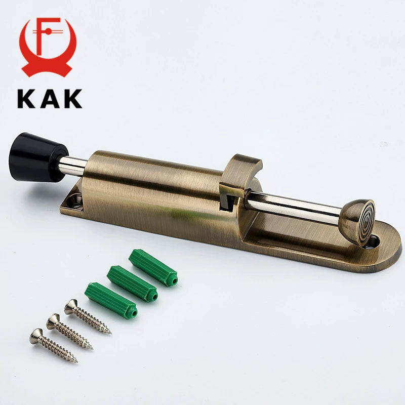 Robuster Bronze Türstopper mit fußbetriebenem Hebel – verstellbarer Kickdown-Mechanismus