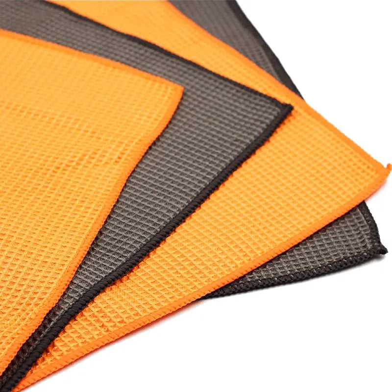 Saugstarkes 2er Mikrofaser-Set 40x40cm – Autopflege - Fenster streifenfrei reinigen