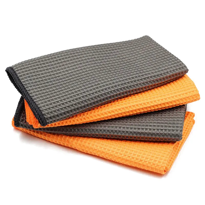Saugstarkes 2er Mikrofaser-Set 40x40cm – Autopflege - Fenster streifenfrei reinigen