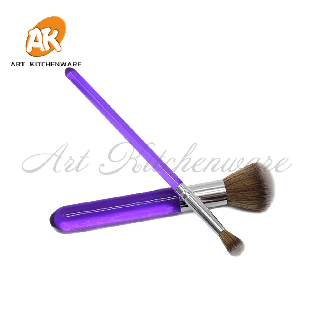 2er Pinsel Set für Fondant - Zuckerblumen Dekor - Modellierwerkzeug Kunststoff