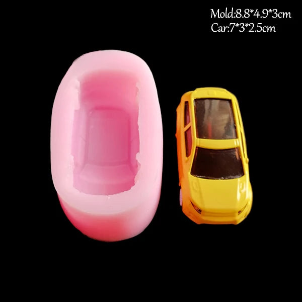 Kreative Backform Sportwagen Motiv – Silikon Fondant - Harz Form Flexibel
