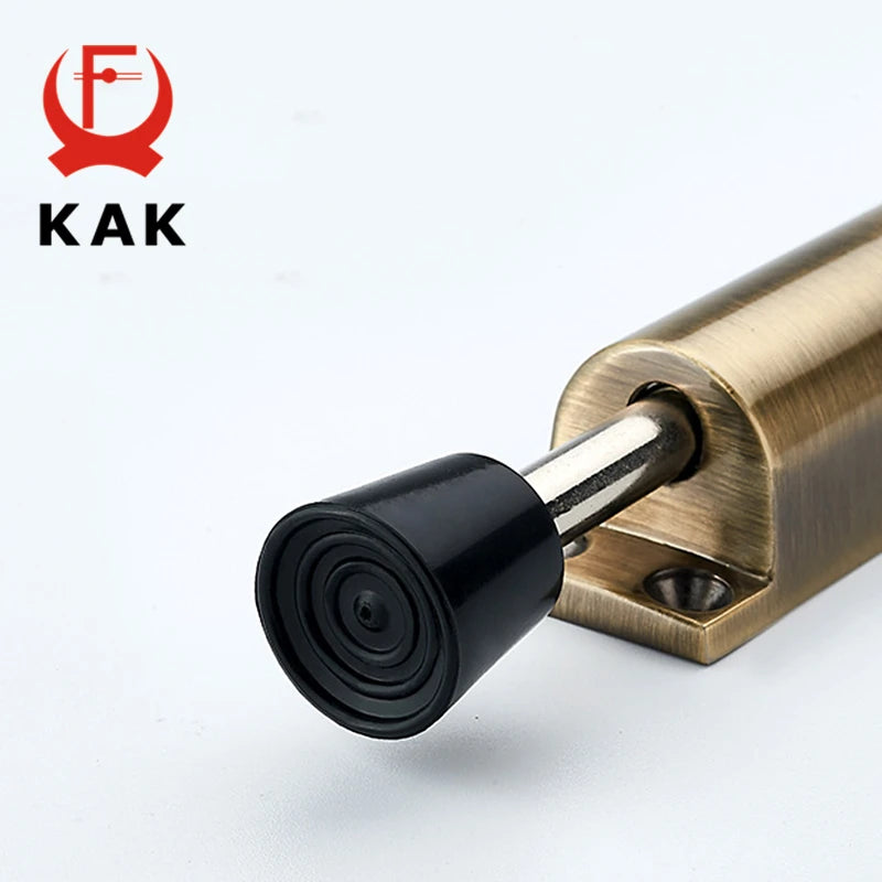 Robuster Bronze Türstopper mit fußbetriebenem Hebel – verstellbarer Kickdown-Mechanismus
