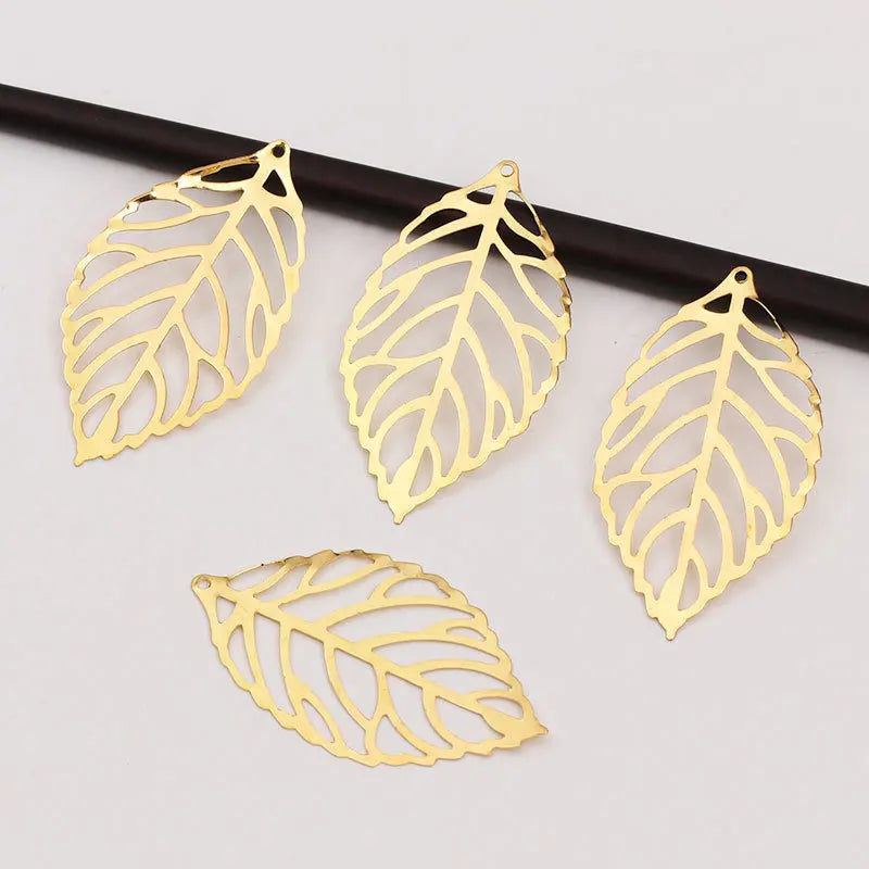 50x filigrane Metall Anhänger in Gold und Silber für DIY Schmuckherstellung