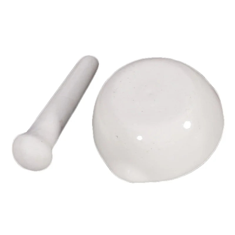Porzellan Mörser - Stößel Set 60mm – Stilvoller Kräuter- und Gewürzgrinder