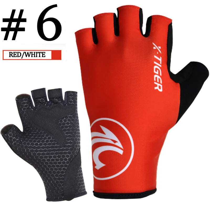 Sommer Fahrrad Handschuhe Atmungsaktiv Winddicht Waschbar MTB Half Finger
