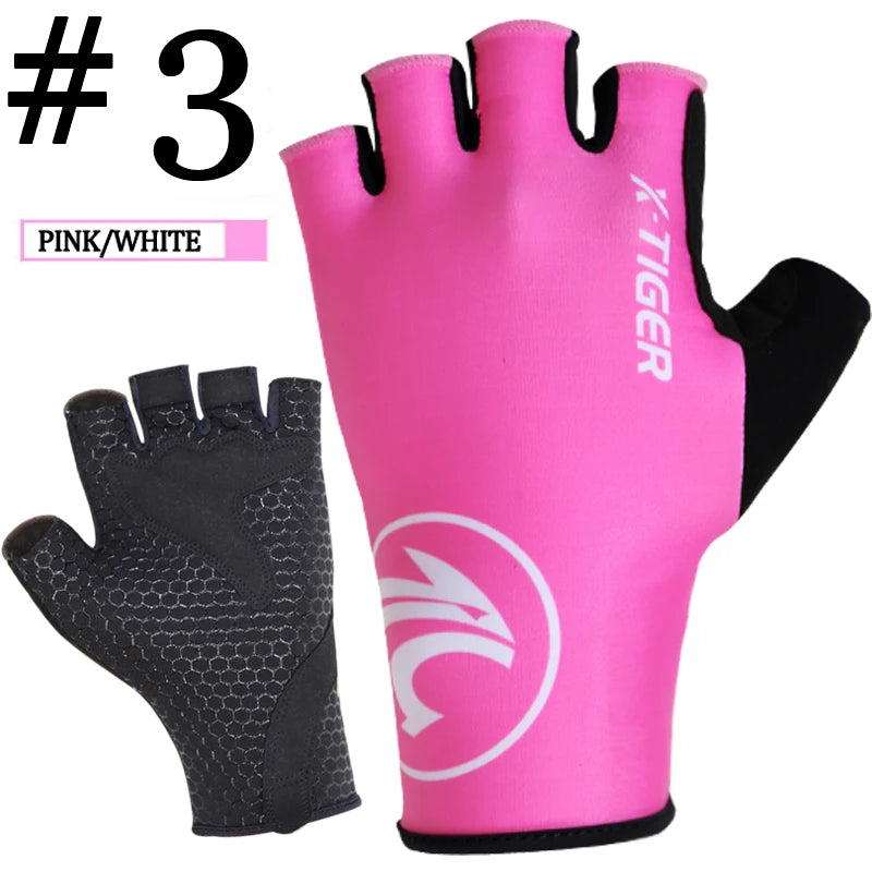 Sommer Fahrrad Handschuhe Atmungsaktiv Winddicht Waschbar MTB Half Finger