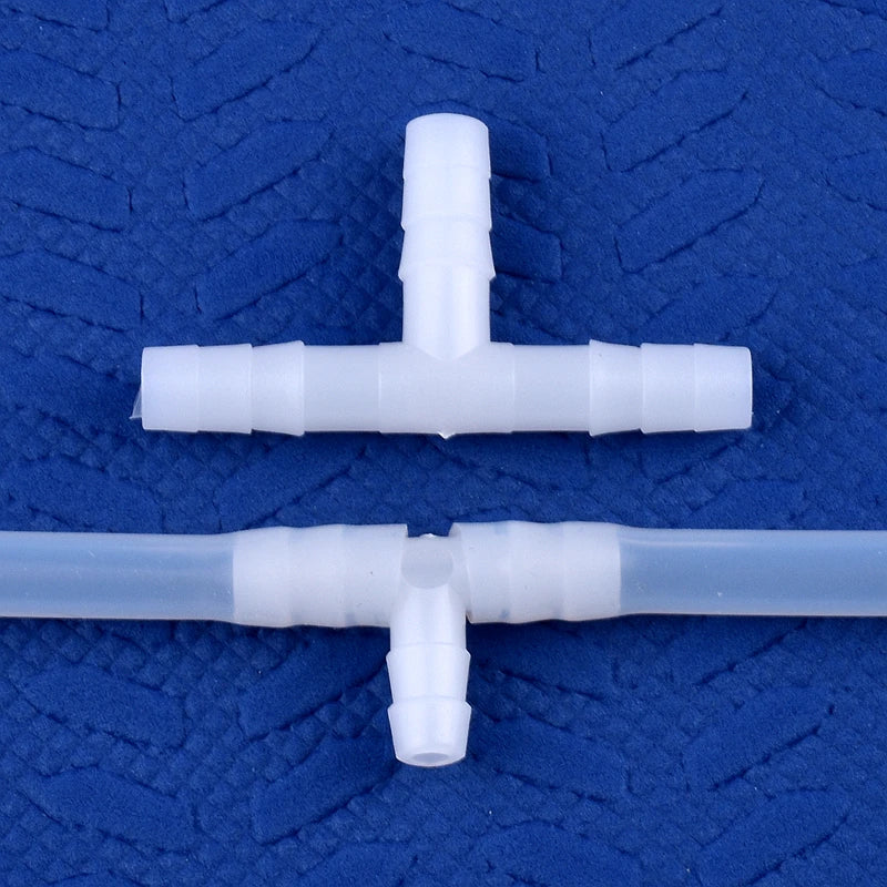 Lebensmittelechte weiße PE T-Stecker 4-13mm – robust - vielseitig 5-200 Stück