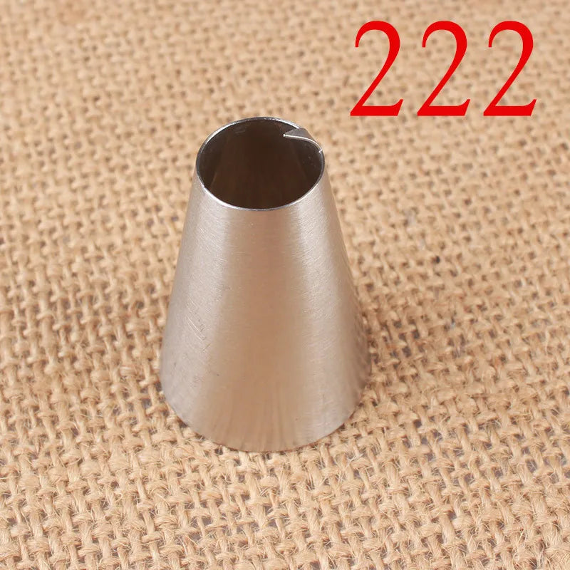 Edelstahl Kuchen-Deko Spitze 222S – Profi Fondant Spritztülle