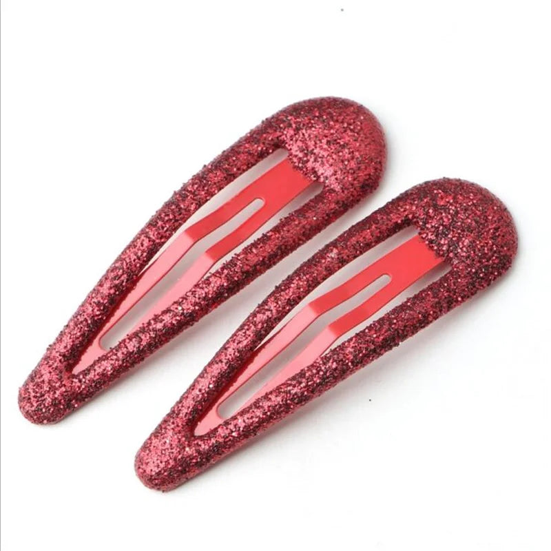 Glänzende 20er Haarspangen-Set in bunten Candy-Farben – stilvoll - robust für Mädchen
