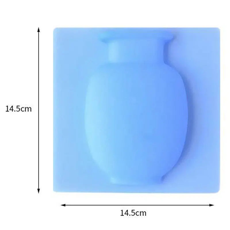 Magische Silikon-Blumenvase für Wand- und Kühlschrankdekoration