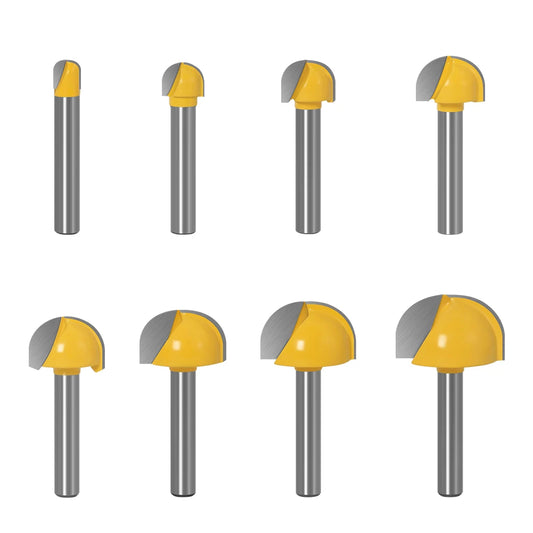 Vollhartmetall CNC Fräser mit runder Nase für präzises Fräsen