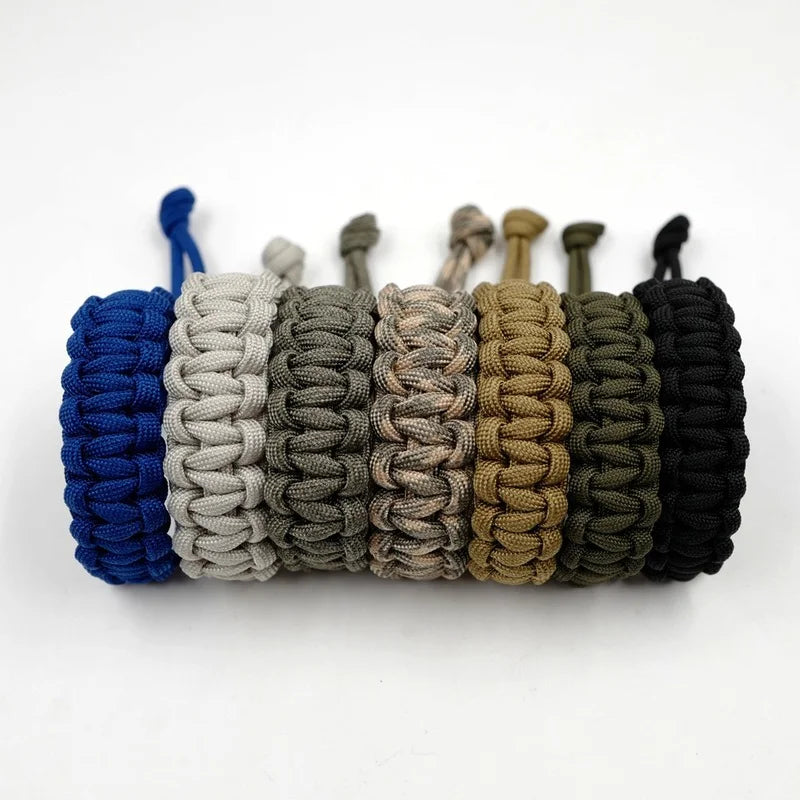 7-farbiges verstellbares Survival-Armband mit 550 Paracord Schnur 17-25cm