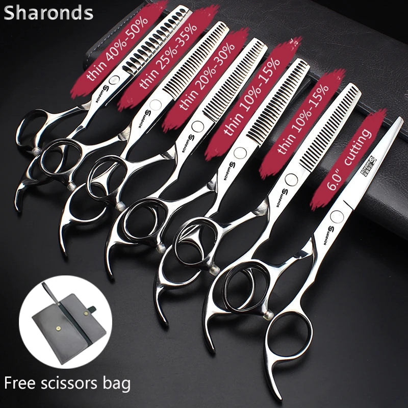 Professionelle Japanische Friseurschere mit scharfer Klinge und ergonomischem Griff
