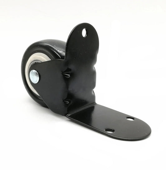 4x L-förmige Möbelrollen 120kg Tragkraft für Kinderbett Blumenständer Tisch