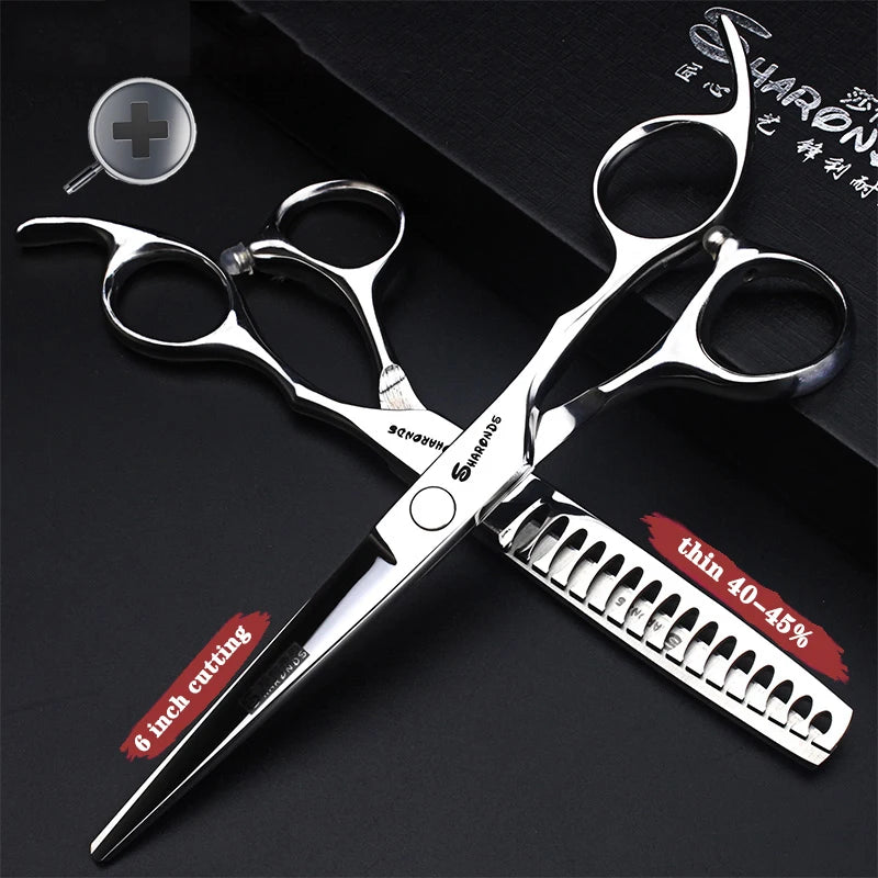 Professionelle Japanische Friseurschere mit scharfer Klinge und ergonomischem Griff