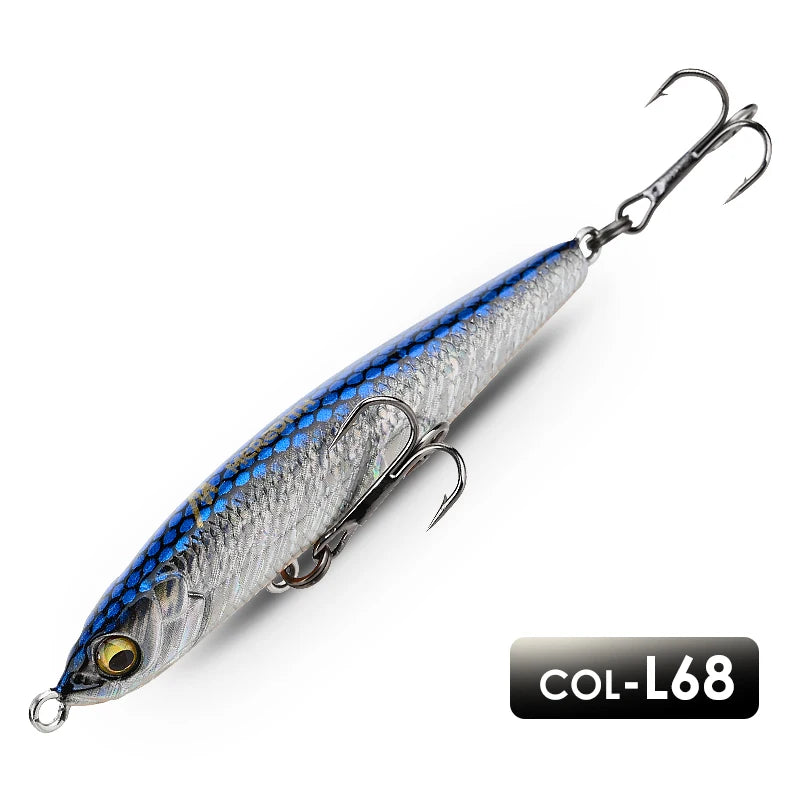 Sinking Bleistift Köder Köder 7cm 7g Angelköder für Süß und Salzwasser