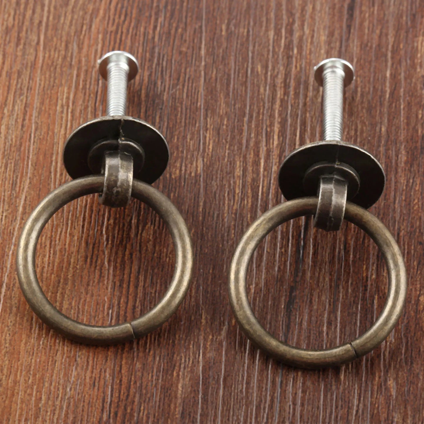 Antike Bronze Möbelgriff Knopf aus Zinklegierung 40x30mm Set
