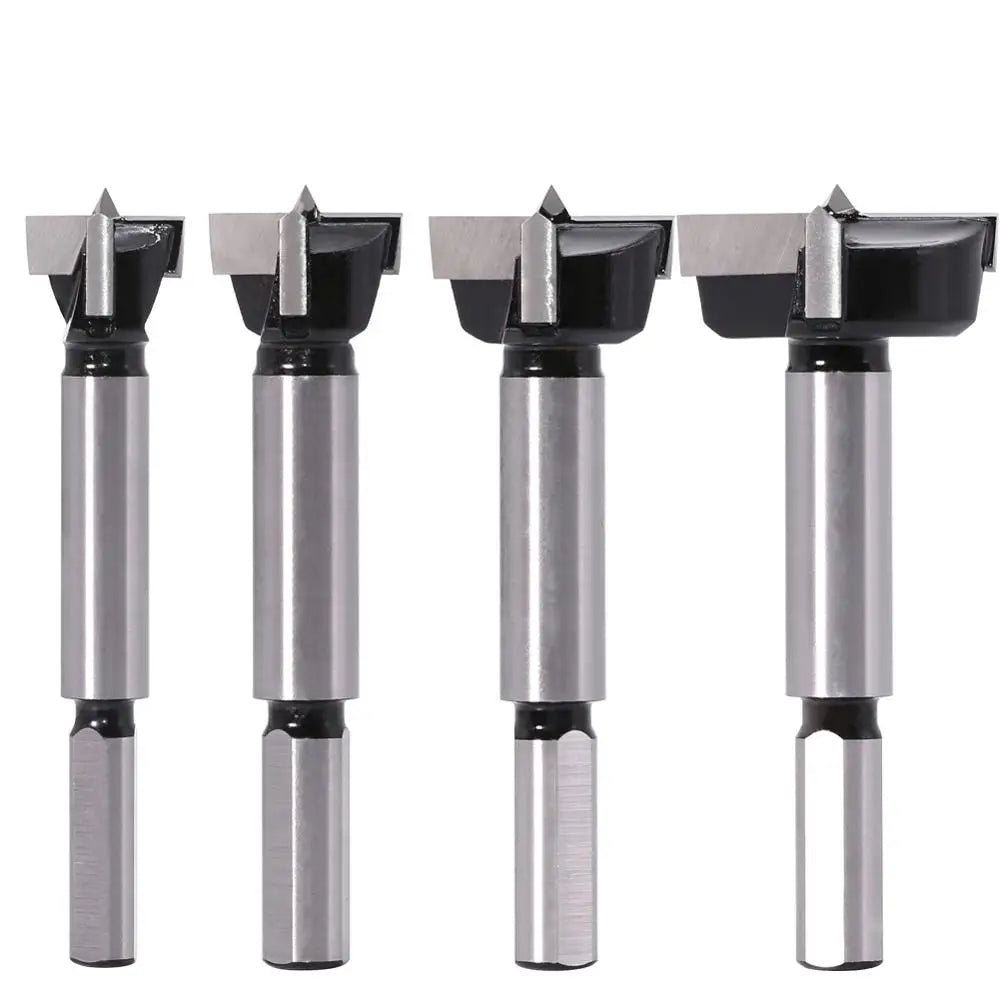 Lochbohrer Set 12-53 mm mit dreieckigem Griff für Holzbearbeitung