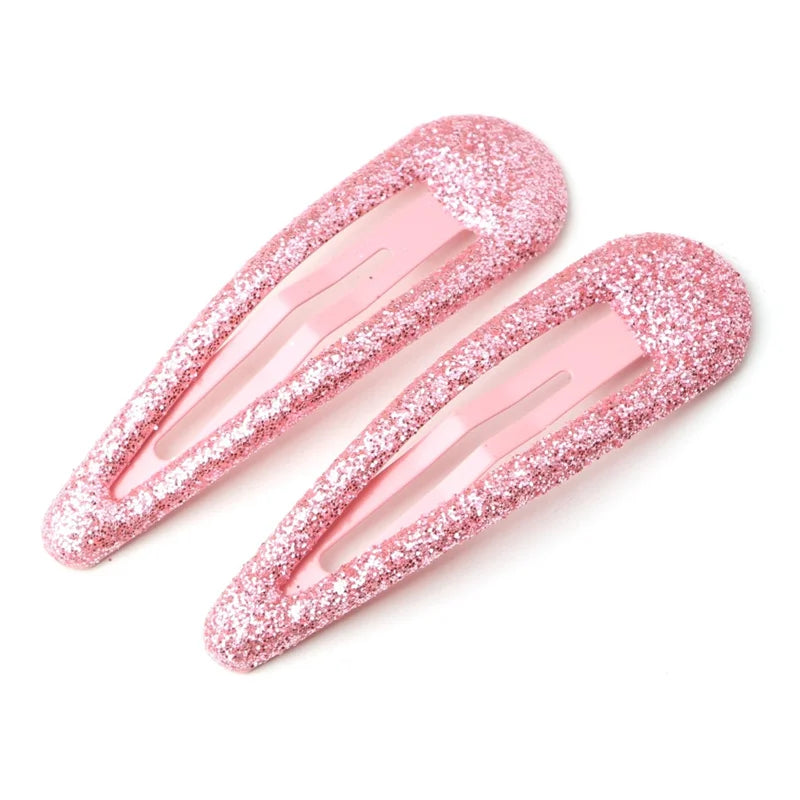 Glänzende 20er Haarspangen-Set in bunten Candy-Farben – stilvoll - robust für Mädchen