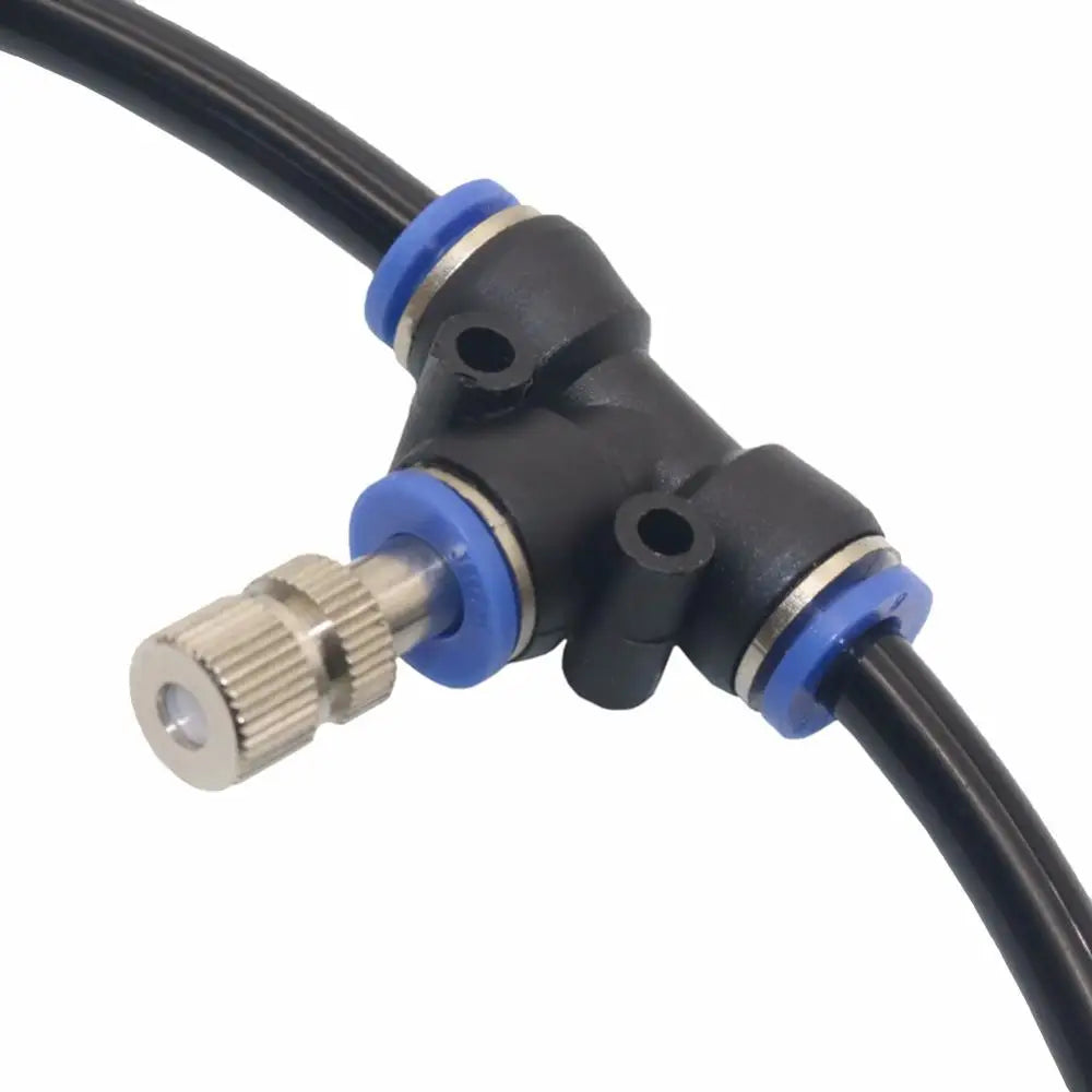 Effiziente 6mm Zerstäubungsdüsen im 5er-Set mit Schnellanschluss für Kühlung - Garten