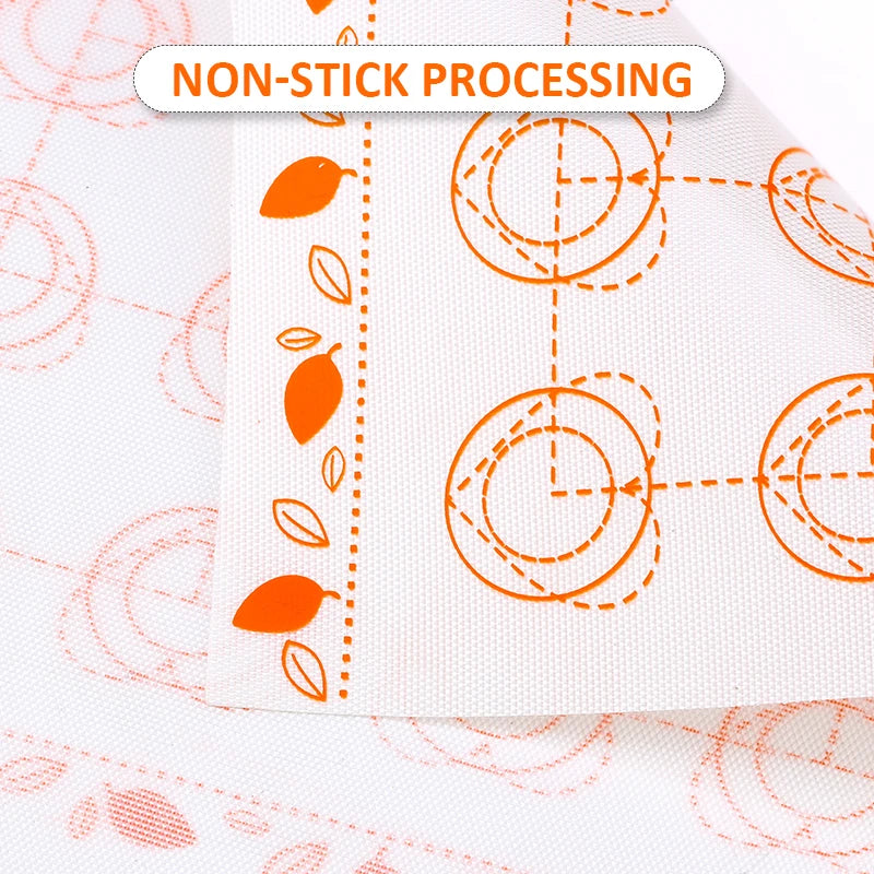 Robuste Silikon Backmatte Universal Antihaft – Ideal für Gebäck - Pizza