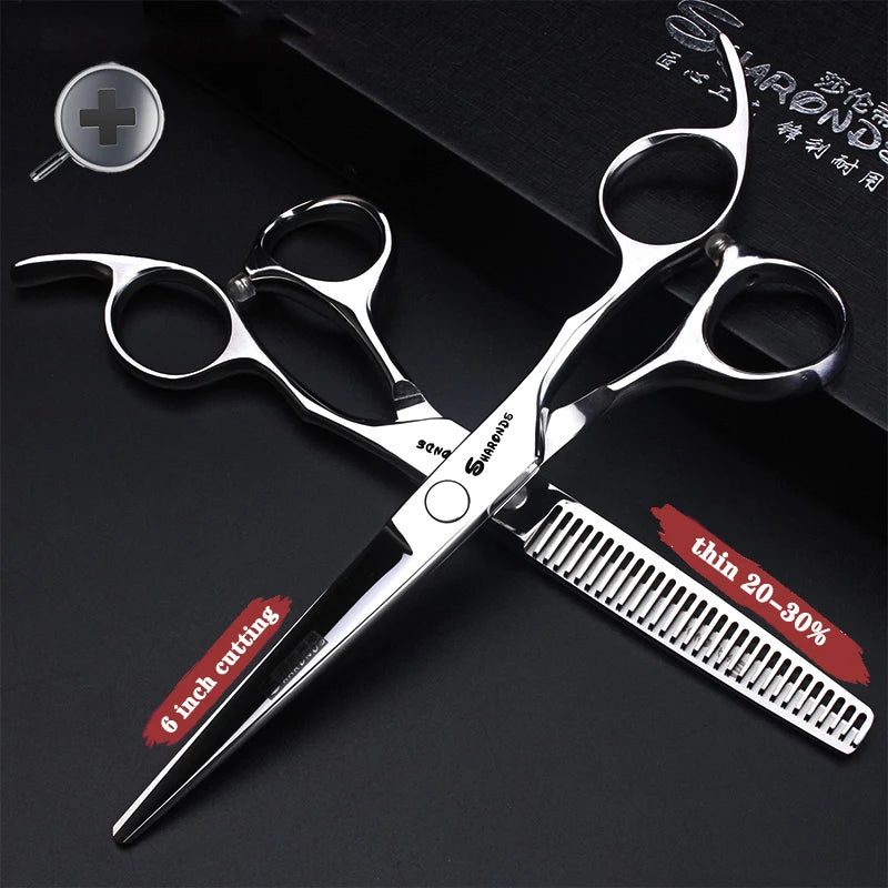Professionelle Japanische Friseurschere mit scharfer Klinge und ergonomischem Griff