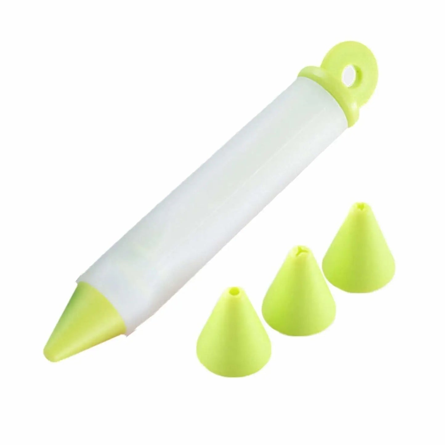 Silikon-Dekorationsstift mit 4 Aufsätzen für präzises Cake Design