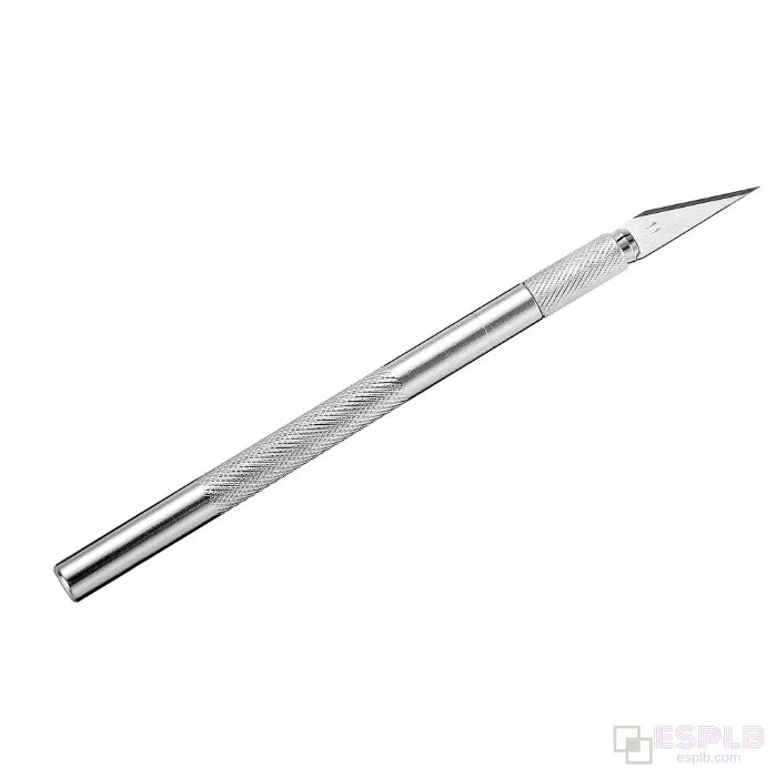 Metall Bastelmesser mit rutschfestem Griff und extra Klingen Set