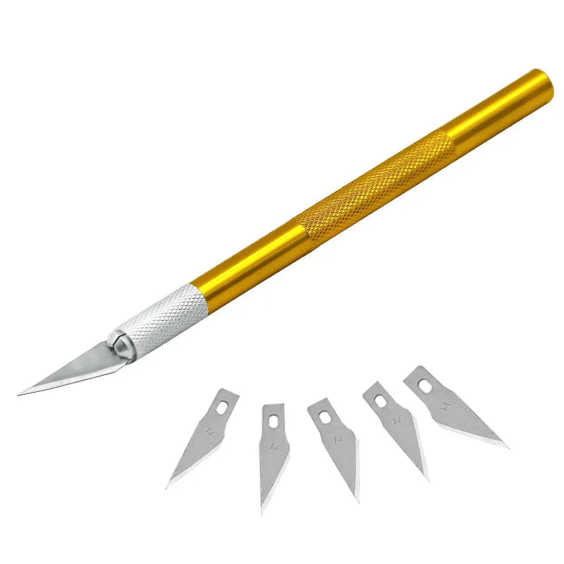 Metall Skalpell Cutter Kit Titan Klinge 14,6 cm für Präzisionsarbeiten