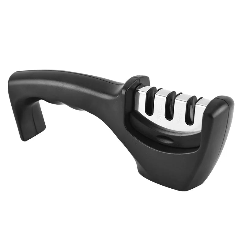 4-in-1 Messerschärfer für Edelstahlklingen manuell