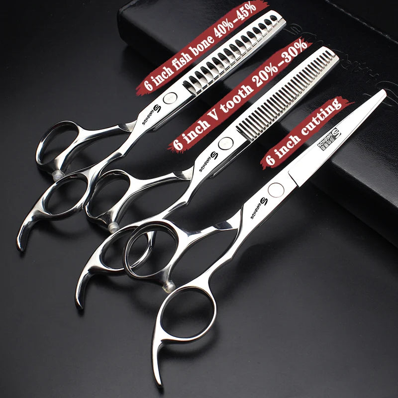 Professionelle Japanische Friseurschere mit scharfer Klinge und ergonomischem Griff