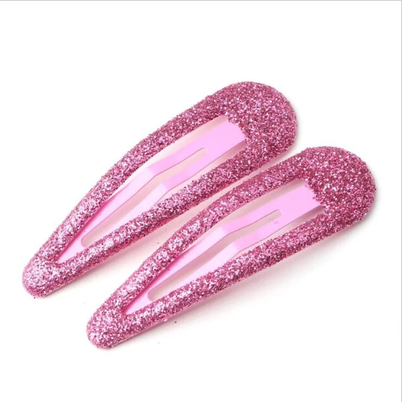 Glänzende 20er Haarspangen-Set in bunten Candy-Farben – stilvoll - robust für Mädchen