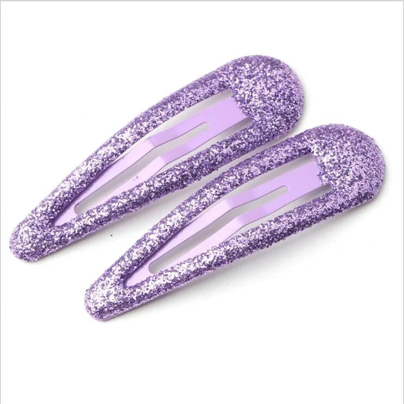 Glänzende 20er Haarspangen-Set in bunten Candy-Farben – stilvoll - robust für Mädchen