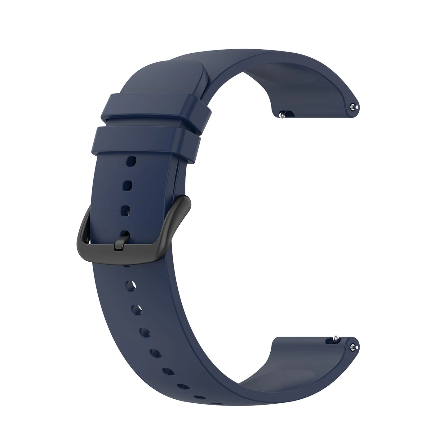 20 mm Silikonarmband kompatibel mit diversen Smartwatches komfortabel
