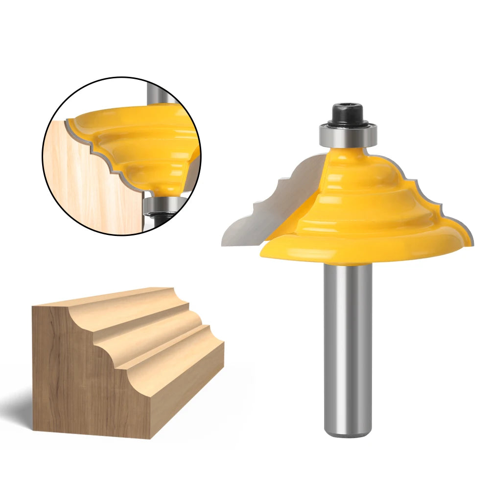 Randfräser Router Bit Französischer Barock Stil Holz Cutter 8 mm Schaft