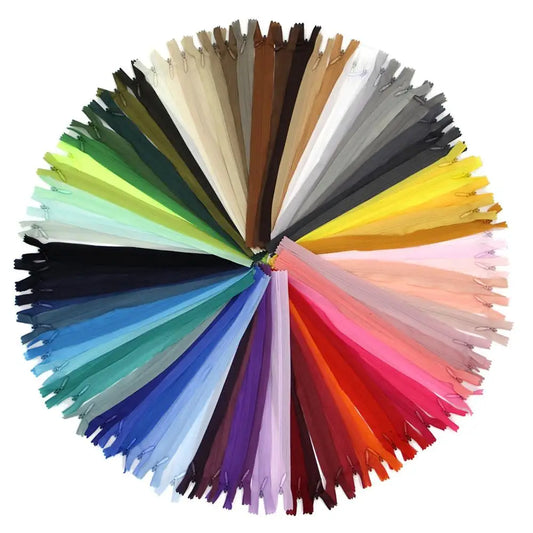 10 Stück Unsichtbare Nylon Reißverschlüsse in 7 Längen für DIY Nähen