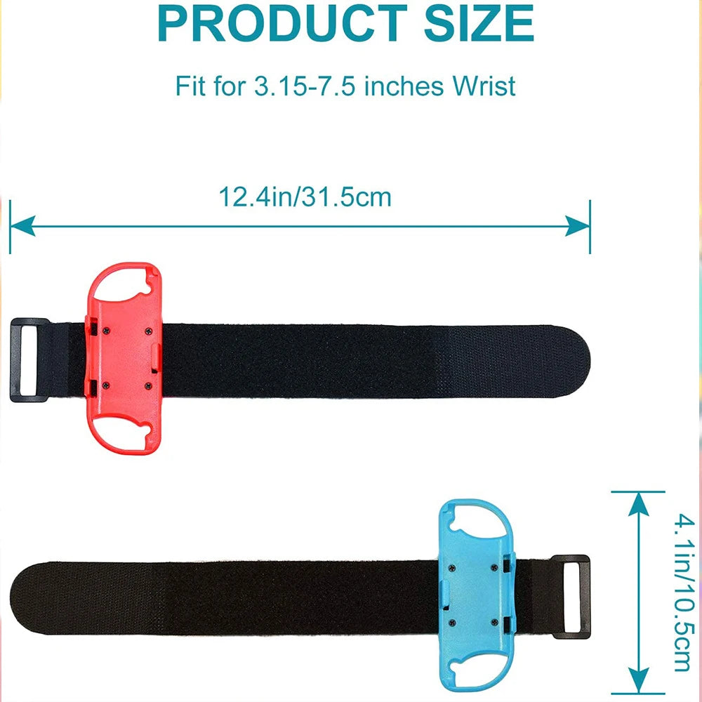 Verstellbares Nylon-Plastik Tanzarmband für Nintendo Switch Joy-Con