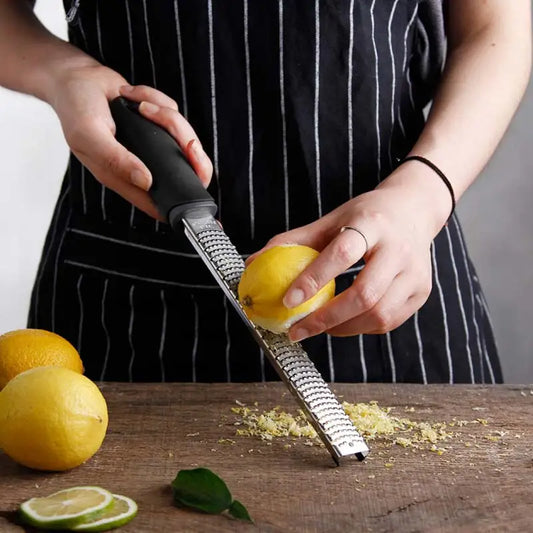 Multifunktionale 12-Zoll Edelstahl-Käsereibe für Käse, Schokolade - Obst