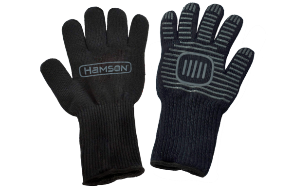 Robuste Hitzeschutz Grillhandschuhe für sicheren Umgang mit Hitze