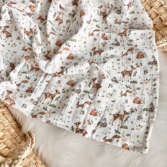 Weiches Musselintuch für Kinderwagen und Alltag