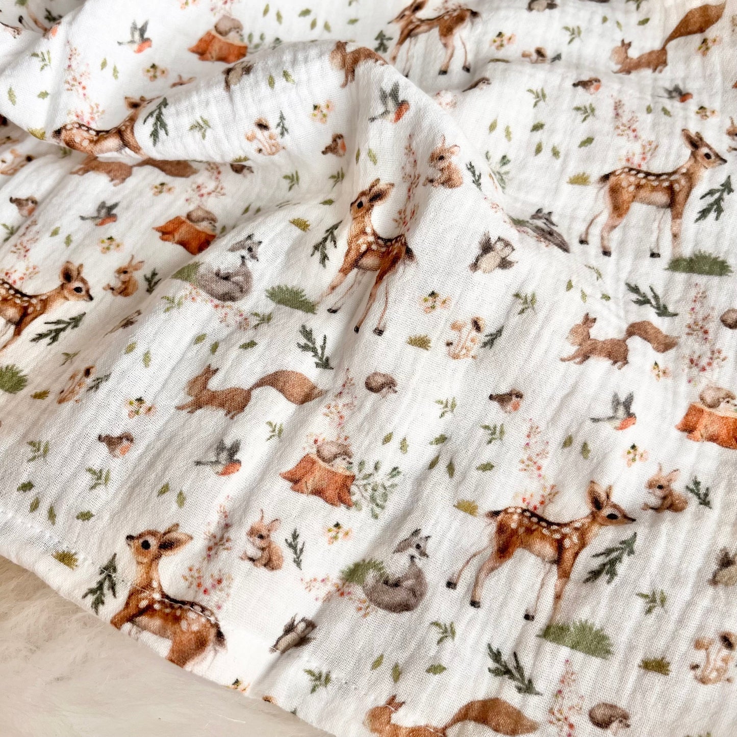 Weiches Musselintuch für Kinderwagen und Alltag