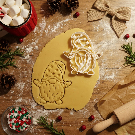 Wichtel Ausstechform Aus Hochwertigem PLA Für Weihnachtskekse