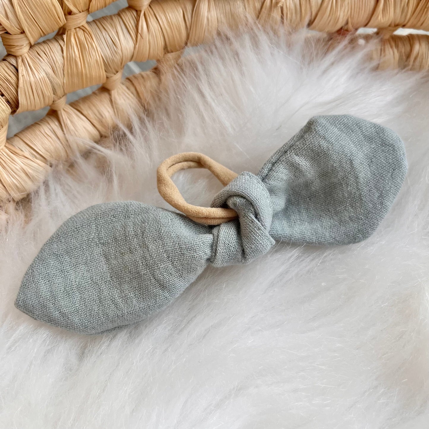 Süße Haarschleife aus 100 Prozent Baumwolle