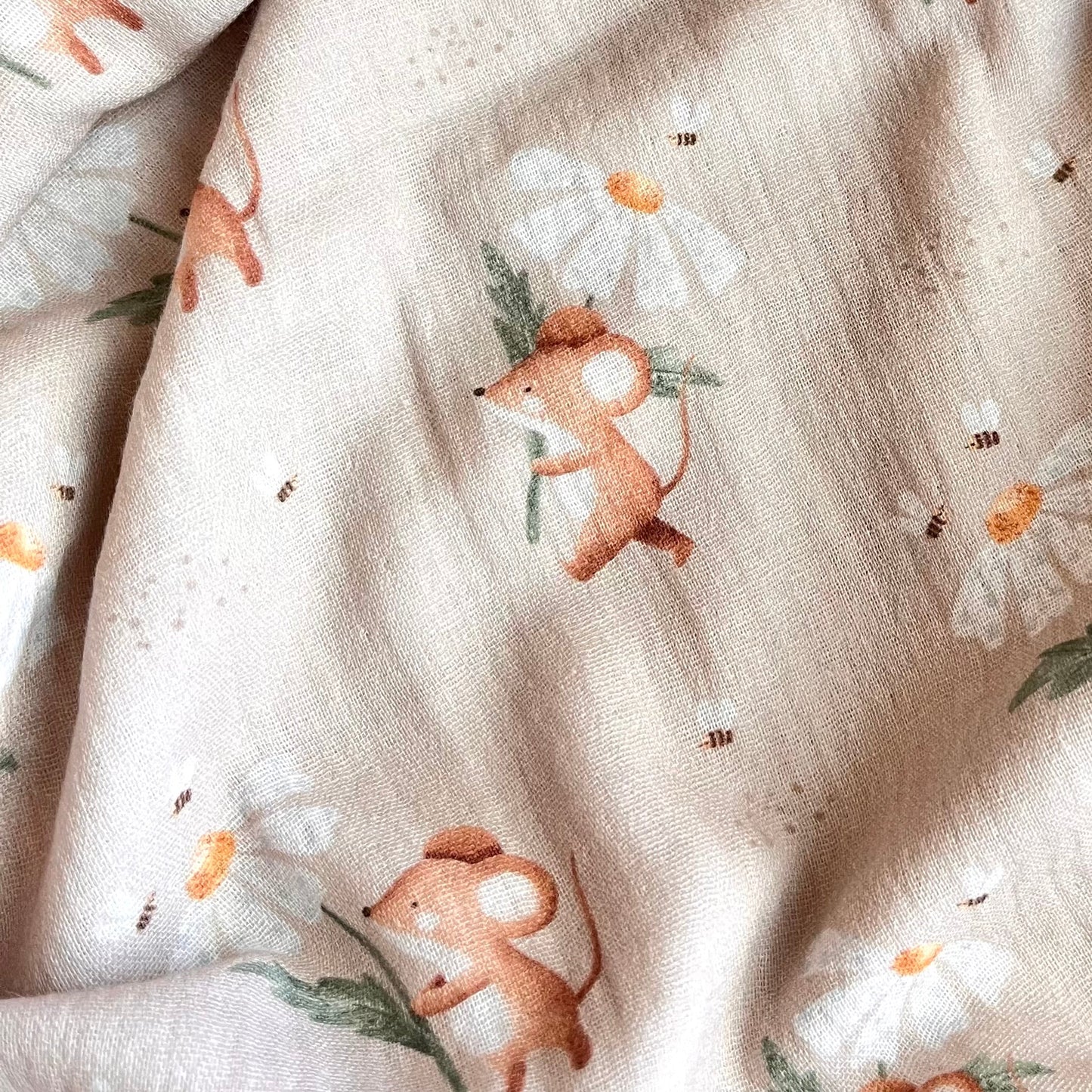 Weiches leichtes Musselintuch aus Baumwolle für Kinder und Erwachsene